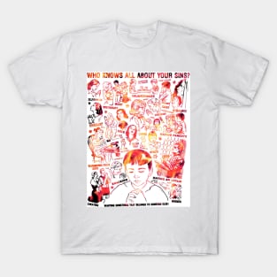 All About Your Sins Pixel Hell Remix T-Shirt